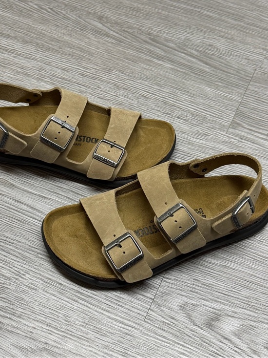 Birkenstock Other - Birkenstock Milano Crosstown Oiled Leather Habana Sandals Sz 7 Mens 9 Women’s 40